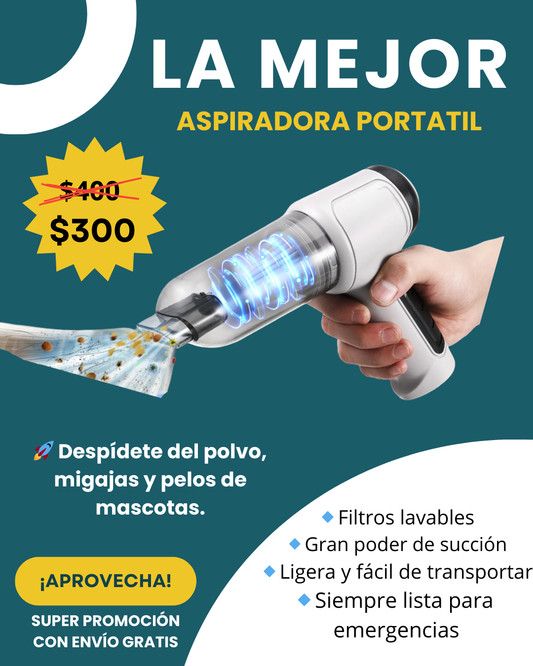 Aspiradora Portátil Inalámbrica®